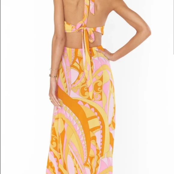 NEW SHOW ME YOUR MUMU marisol maxi dress in caribbean cocktail - Picture 2 of 6